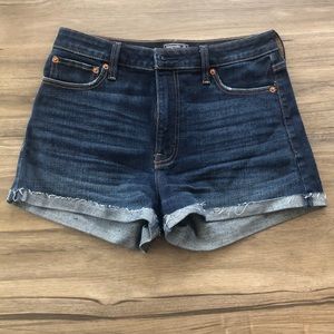Abercrombie & Fitch High Rise Jean Shorts